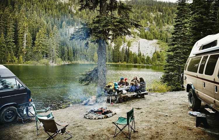 finding perfect campsite