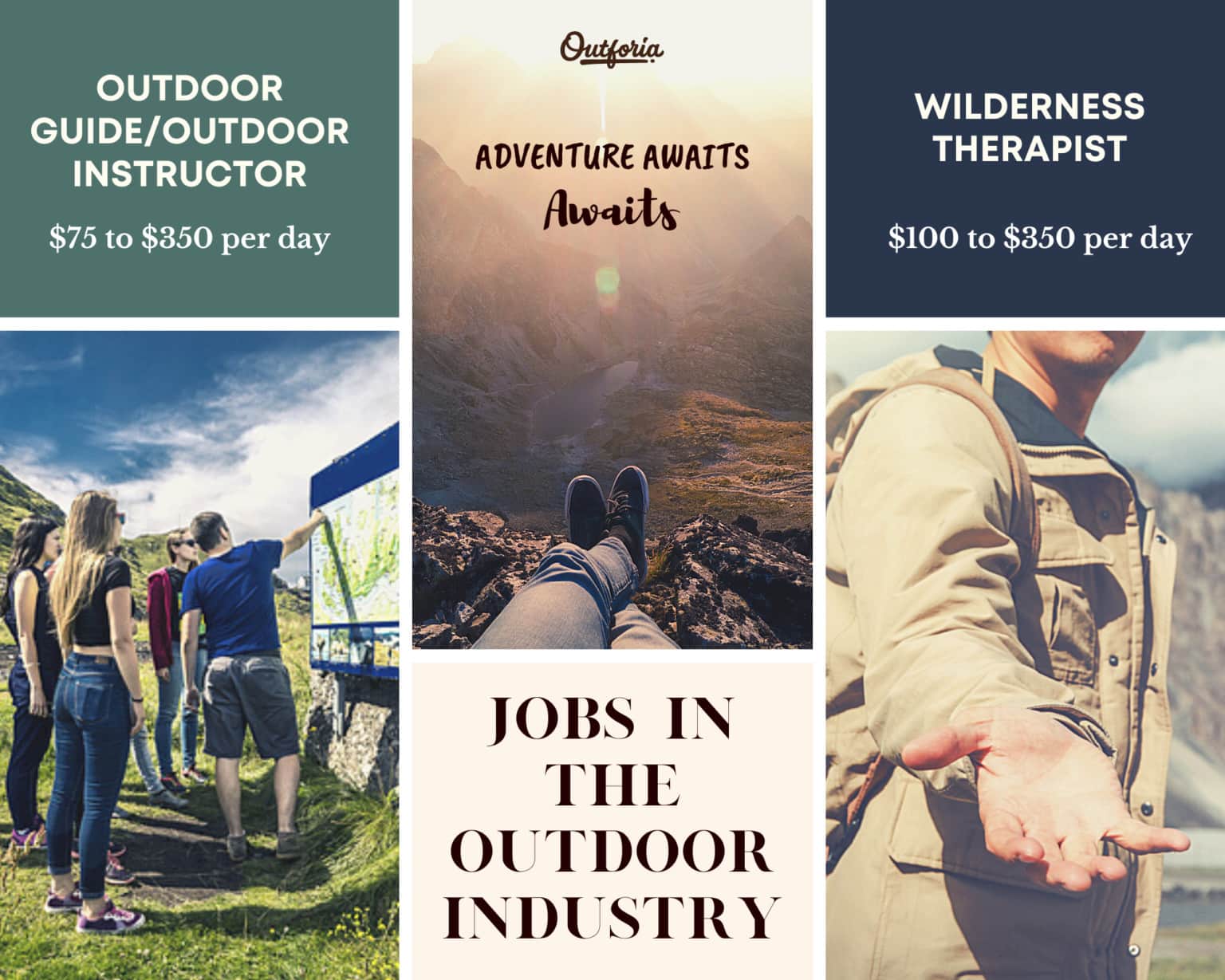 Collage of outdoor jobs 1