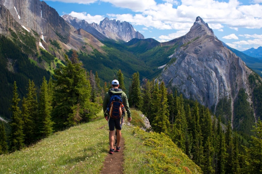 Hiker on the mountain