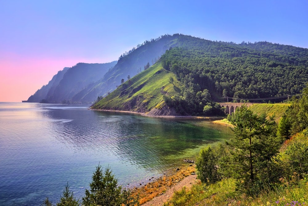 Lake Baikal in Siberia