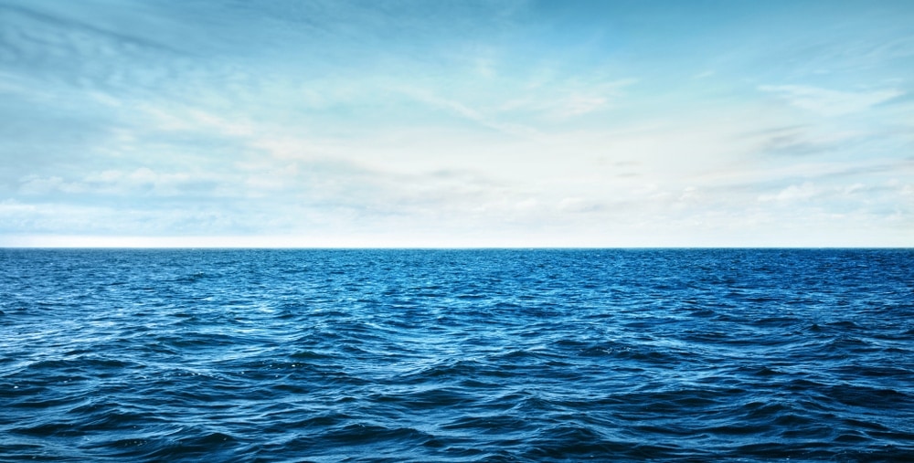 Blue ocean water