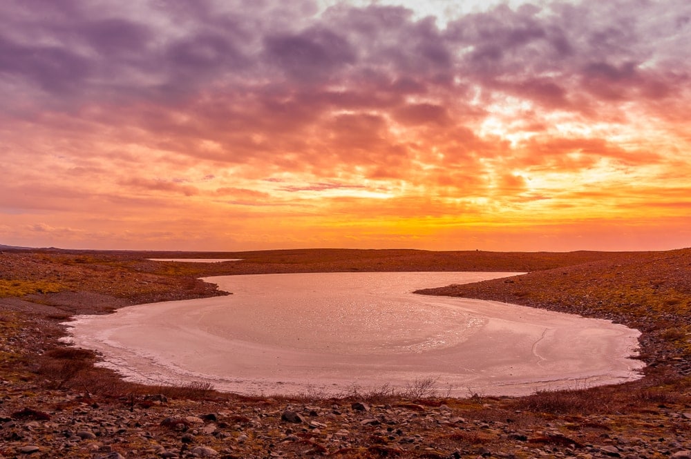Kettle hole, Skaftafell National Park, Iceland