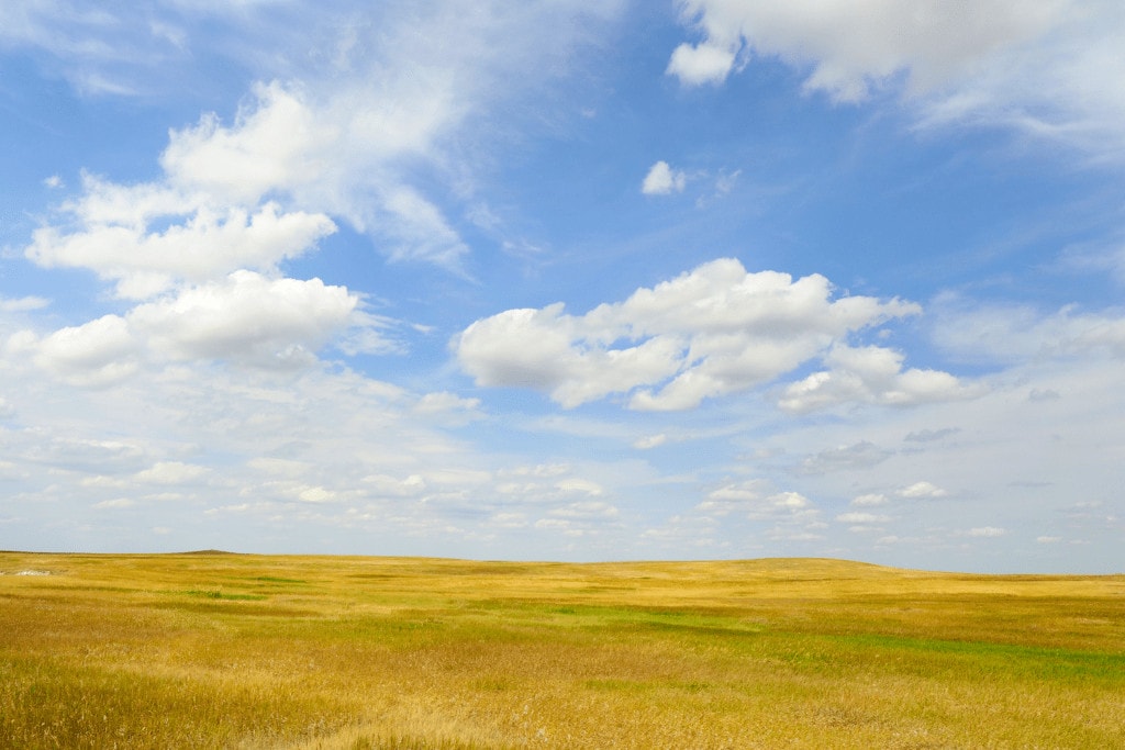 Great Plains landform in South Dakota