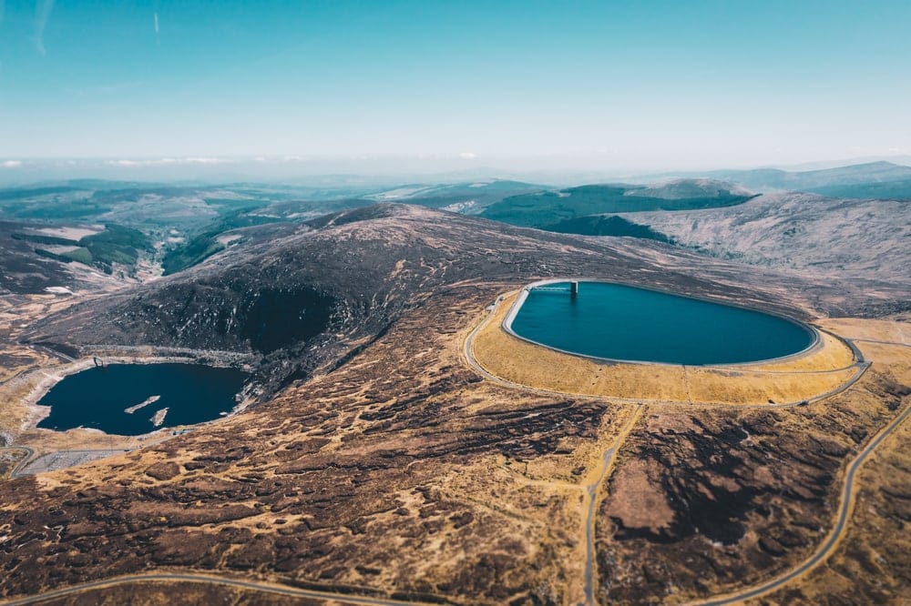 Turlough karst landform in Ireland