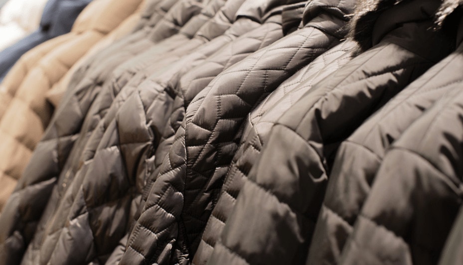 Black micro puff and nano puff jackets