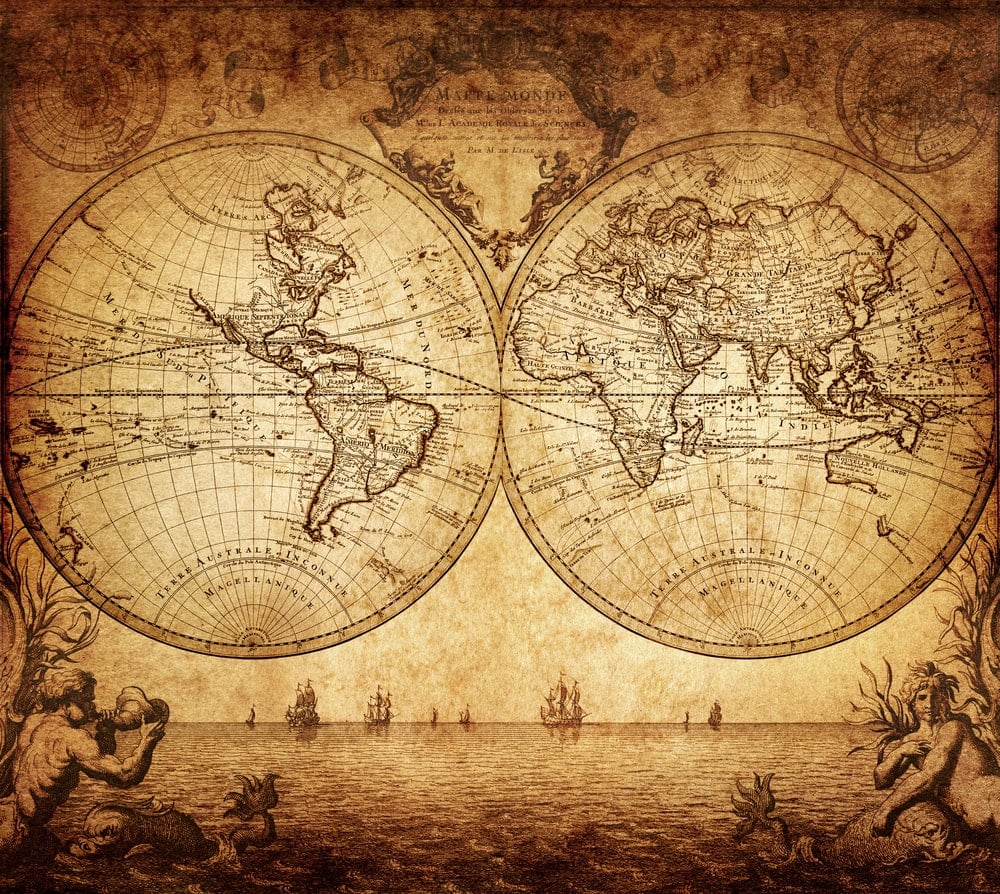An old civilization type of map