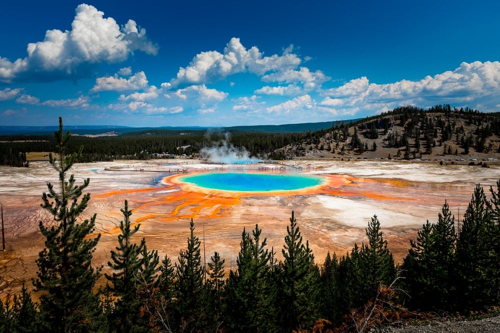 Volcano under Yellowstone National Park