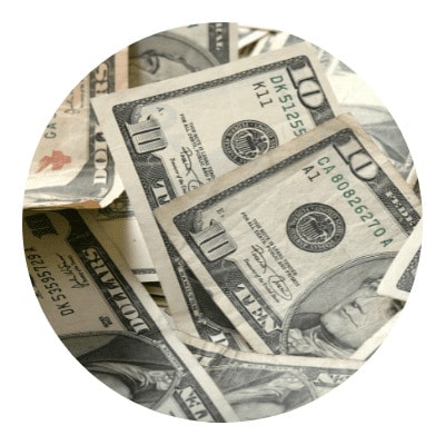 Bunch of money icon