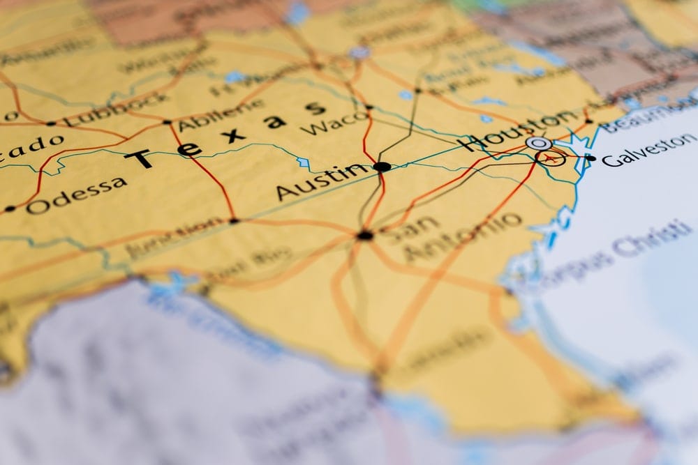 Image of Texas map