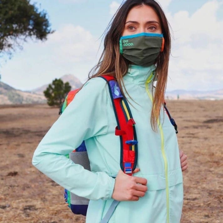 Model wearing Cotopaxi brand