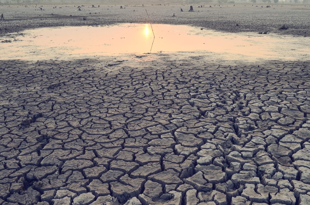 Drought due to the climate change