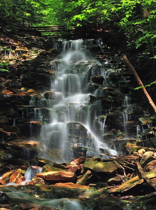 Miners Run Falls in Pennsylvania