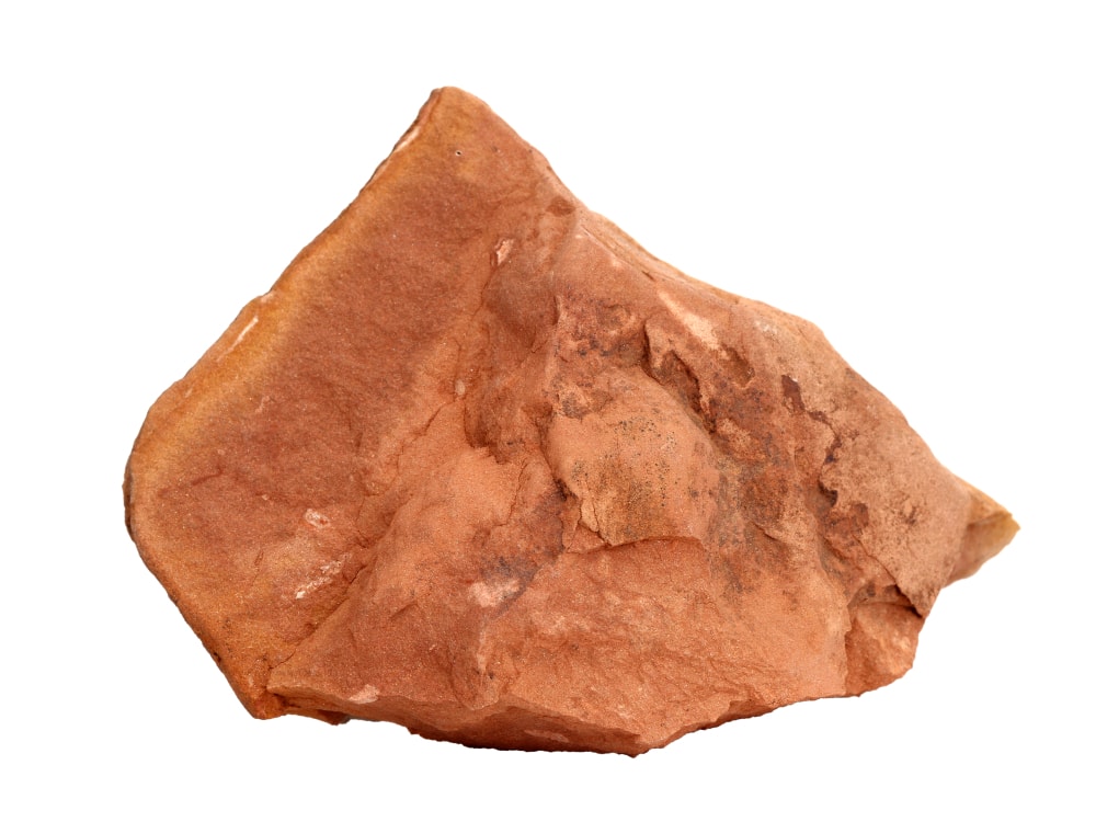 Argillite, Metamorphic Rocks example, on white background