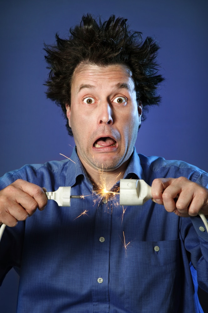  Portraits of a guy who has been electrified
