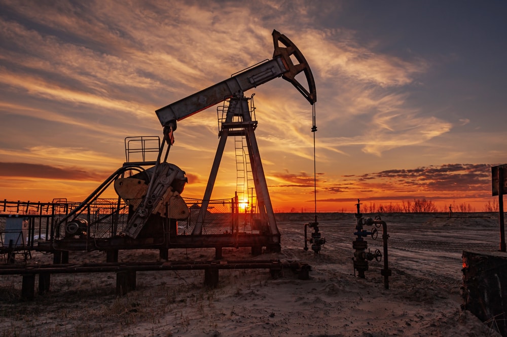 image of a pump jack for oil and gas production