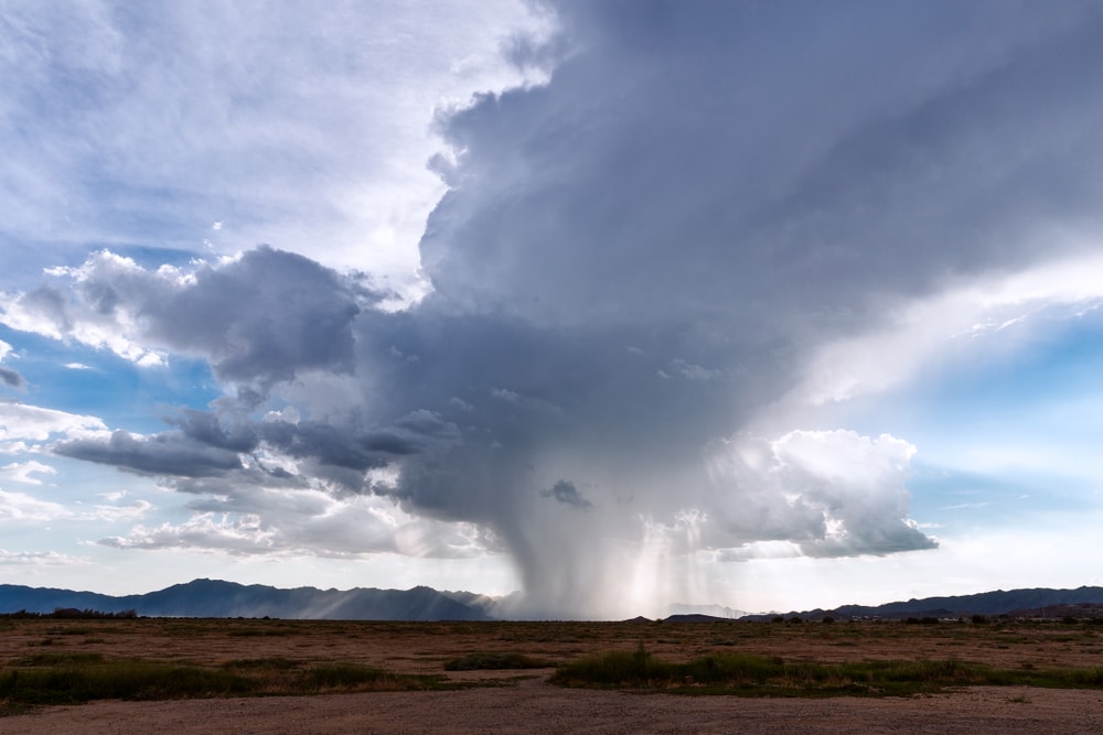 Hurricane making its way to the desert 