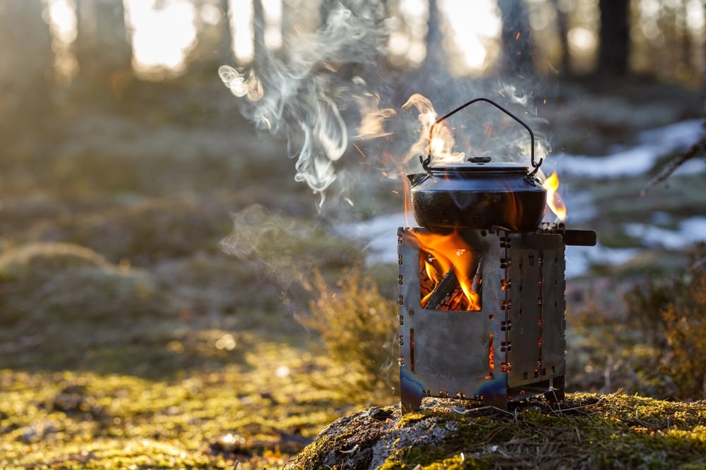Firewood used for cooking