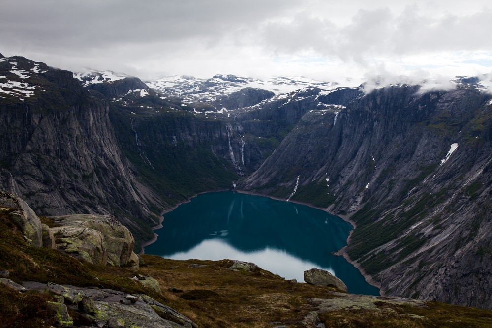 Fjord during the winters