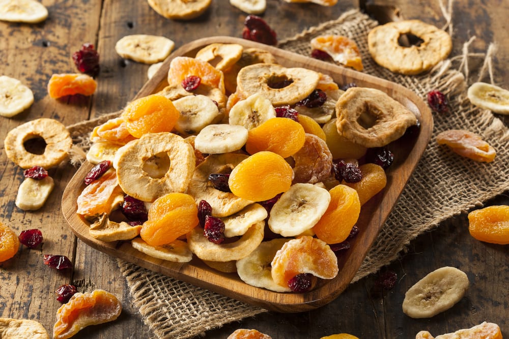dried fruits on a bpwl