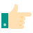 hand pointing to right icon
