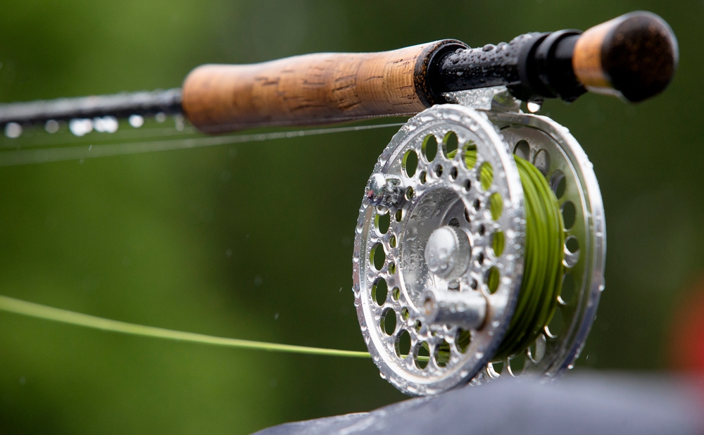 Reel of the flying fish rod