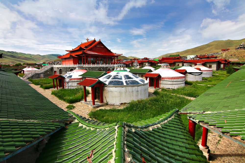 The ger camp at Ulaanbaatar, Mongolia
