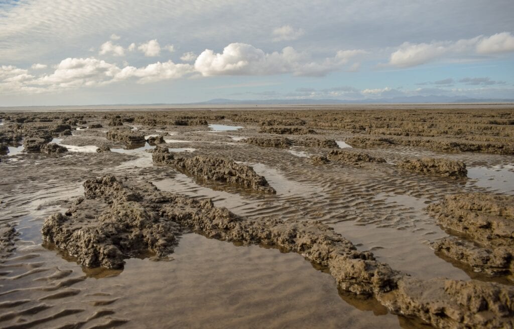Quicksand in Morecambe Bay