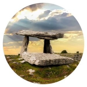 The Poulnabrone Dolmen in Ireland