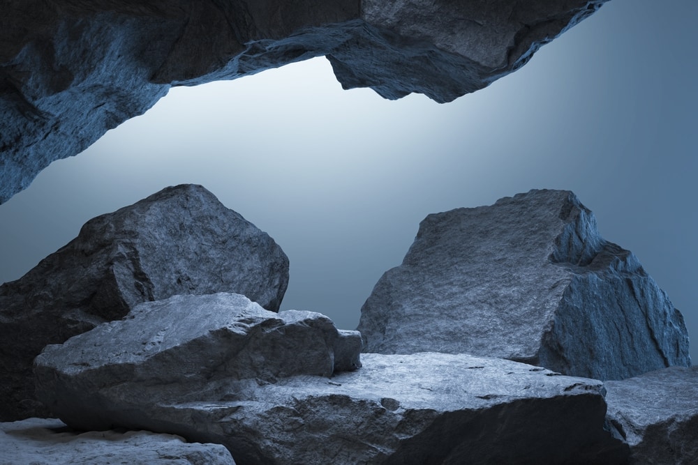 Rocks formed during midnight