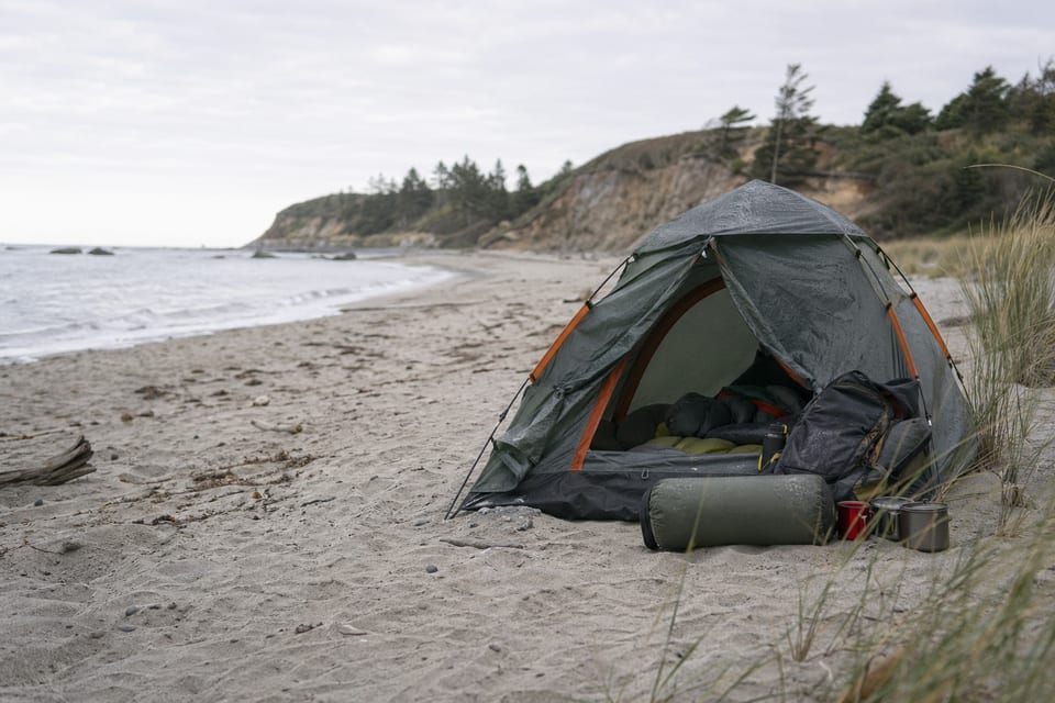 Tips for camping on the beach featured image