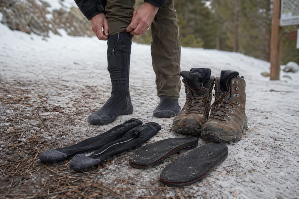 Heated Insoles vs Heated Socks