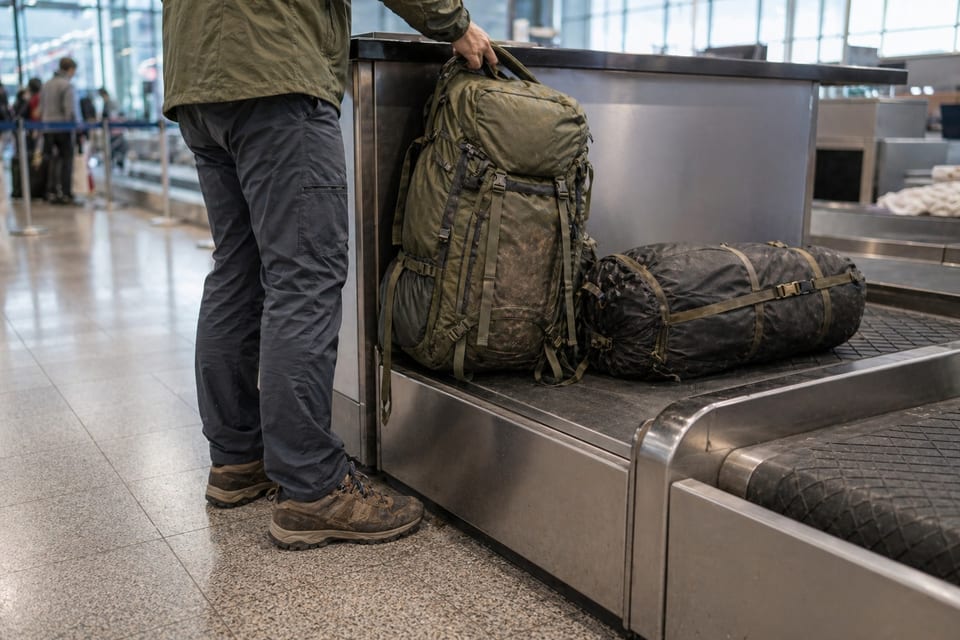 Flying with Camping Gear Cover